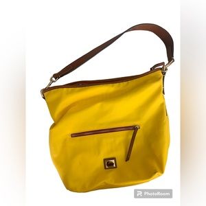 Dooney and Bourke Yellow Hobo Bag